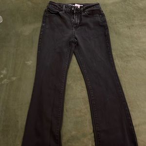 Black boot cut jeans size 7 no boundaries is the brand